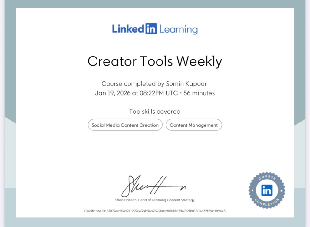 Creator Tools Weekly