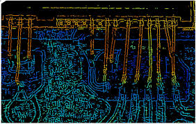 photonicSENS depth map output - PCB inspection