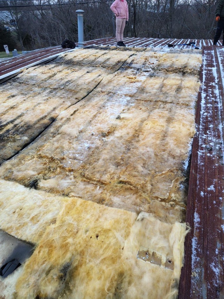 Metal Roof Installation - Before