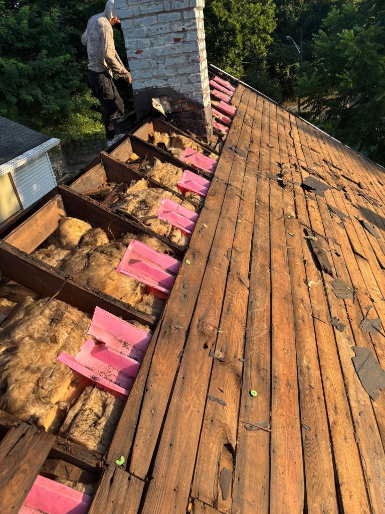 Structural Roof Repair - Before