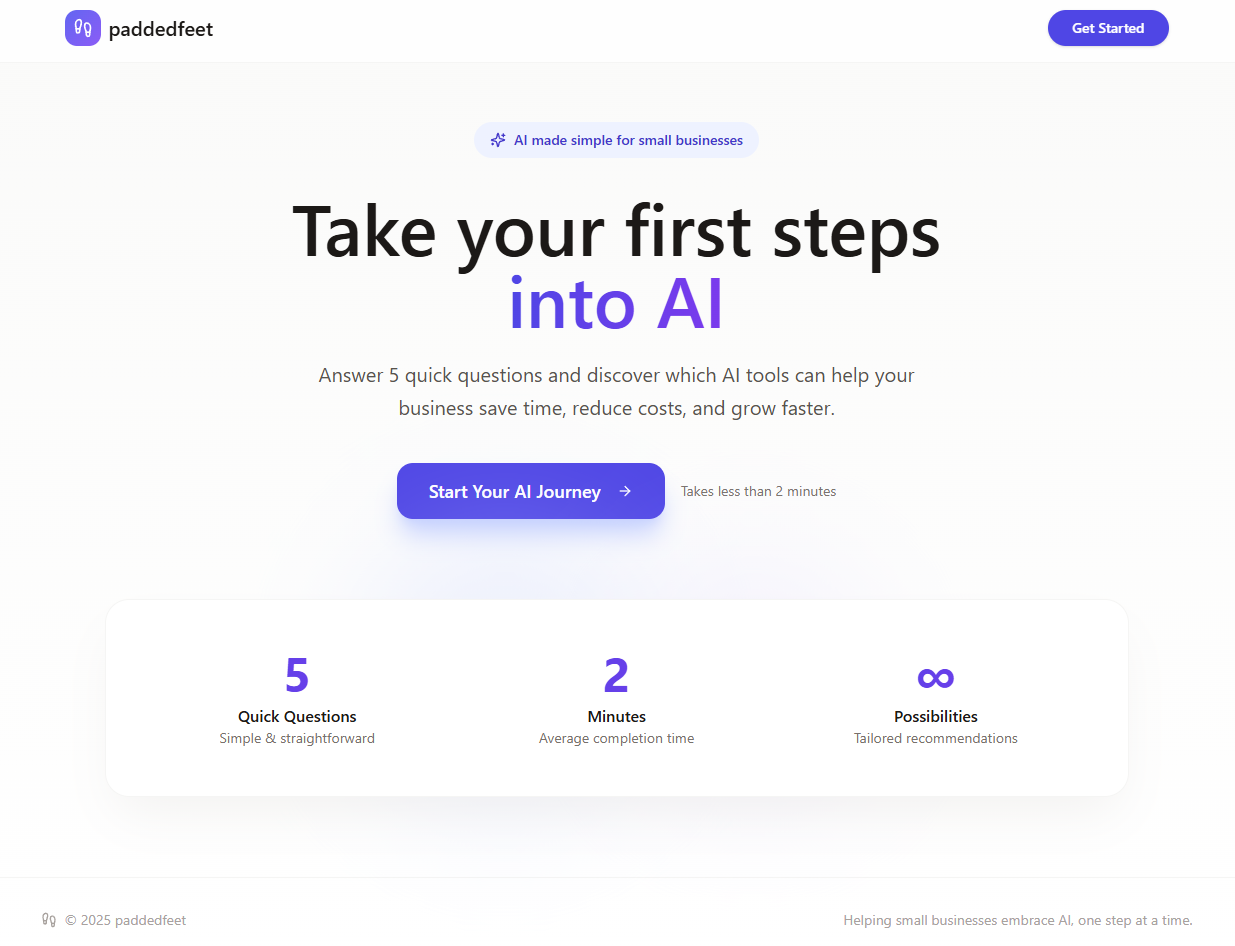 AI Readiness Questionaire Survey template preview