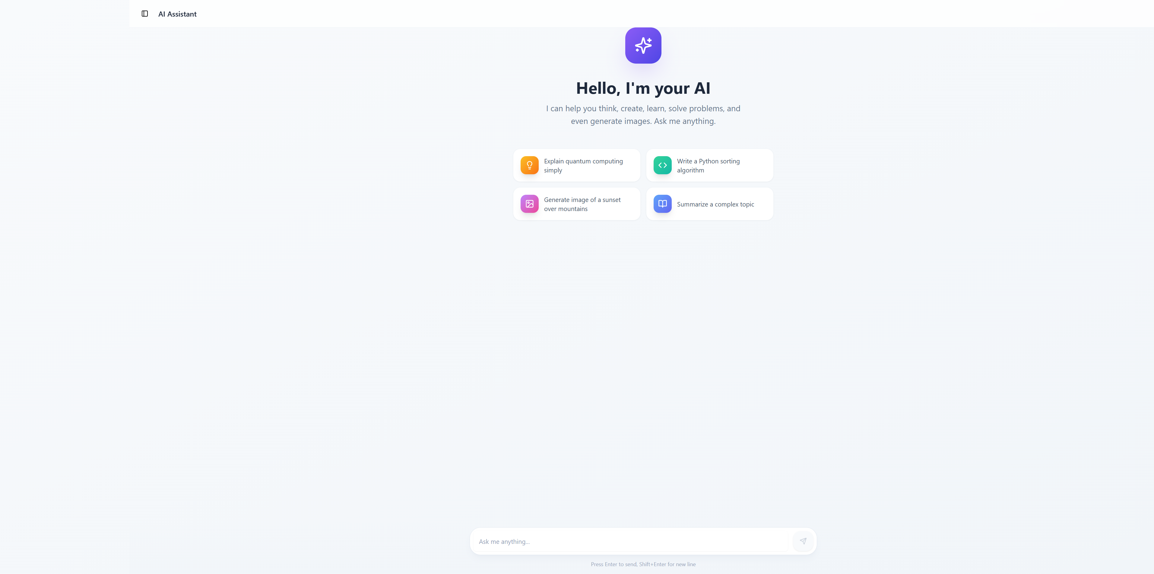 InteliAI (Beta) template preview