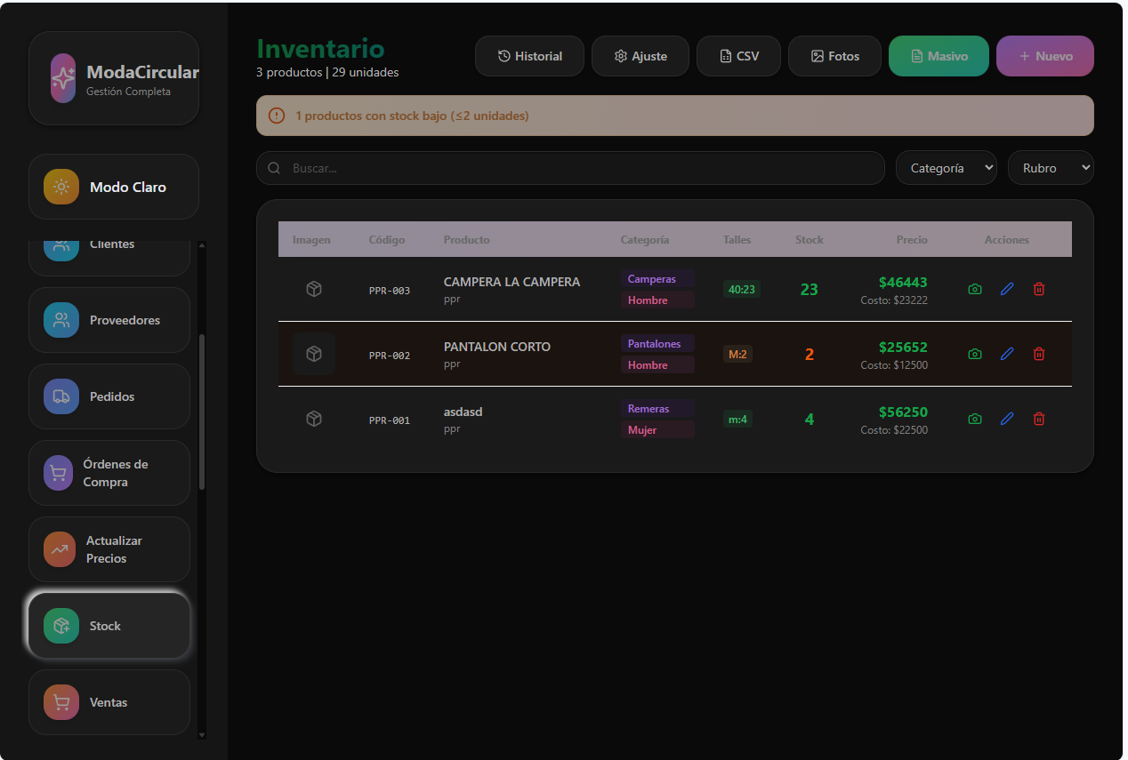 POSS-MODA template preview