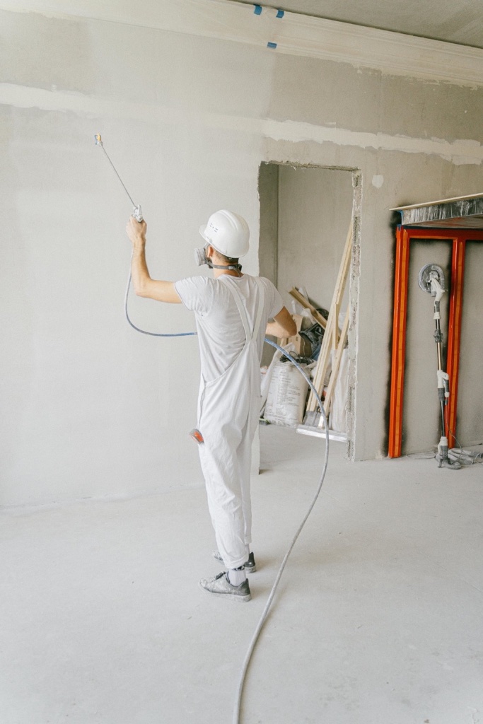 Interior painting preparation work