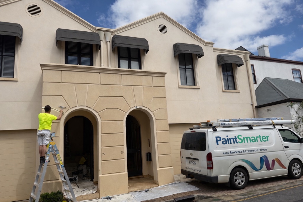 Exterior painting project in Wollongong
