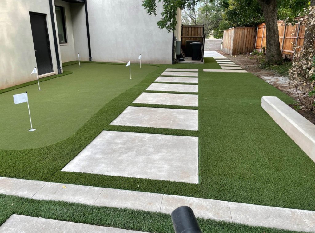 Artificial turf installation Stillwater Oklahoma