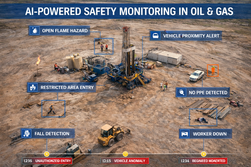 AI-Powered Safety Monitoring in Oil & Gas: A Complete Guide