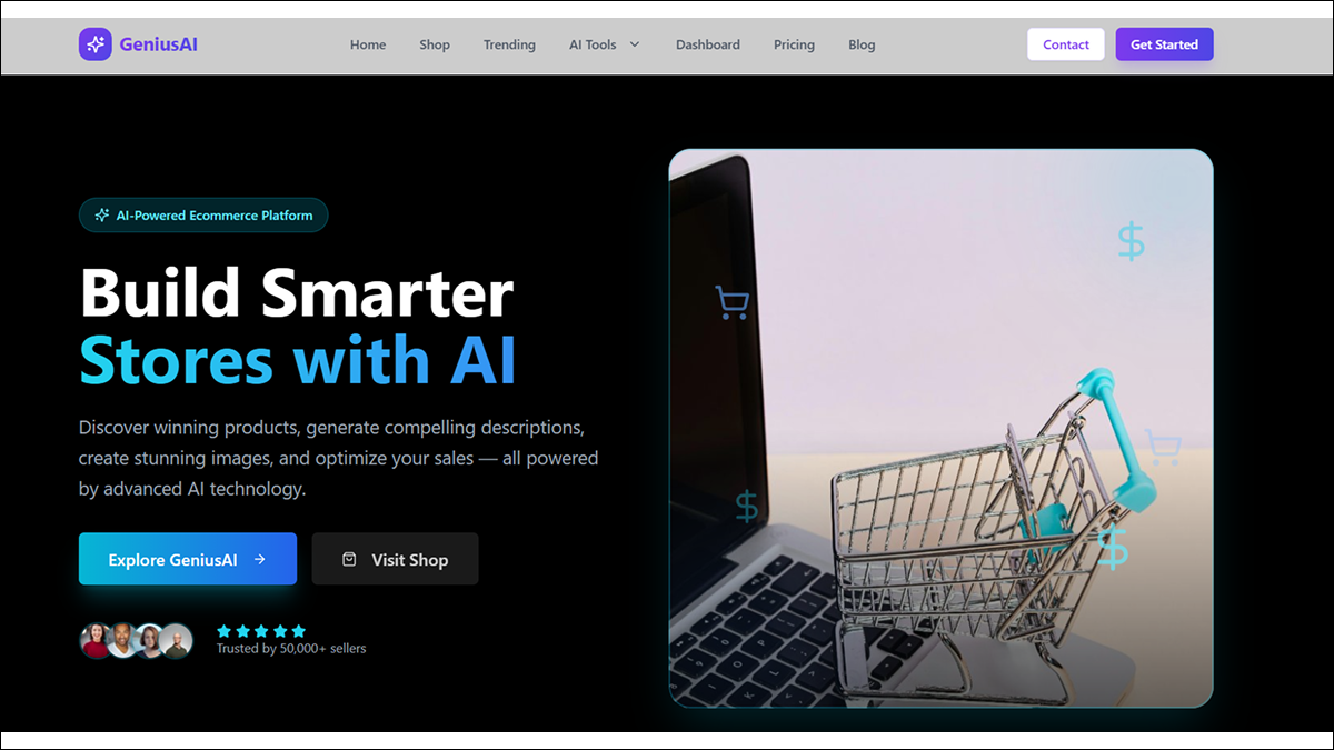 GeniusAI - Smart Global Comparison Platform template preview