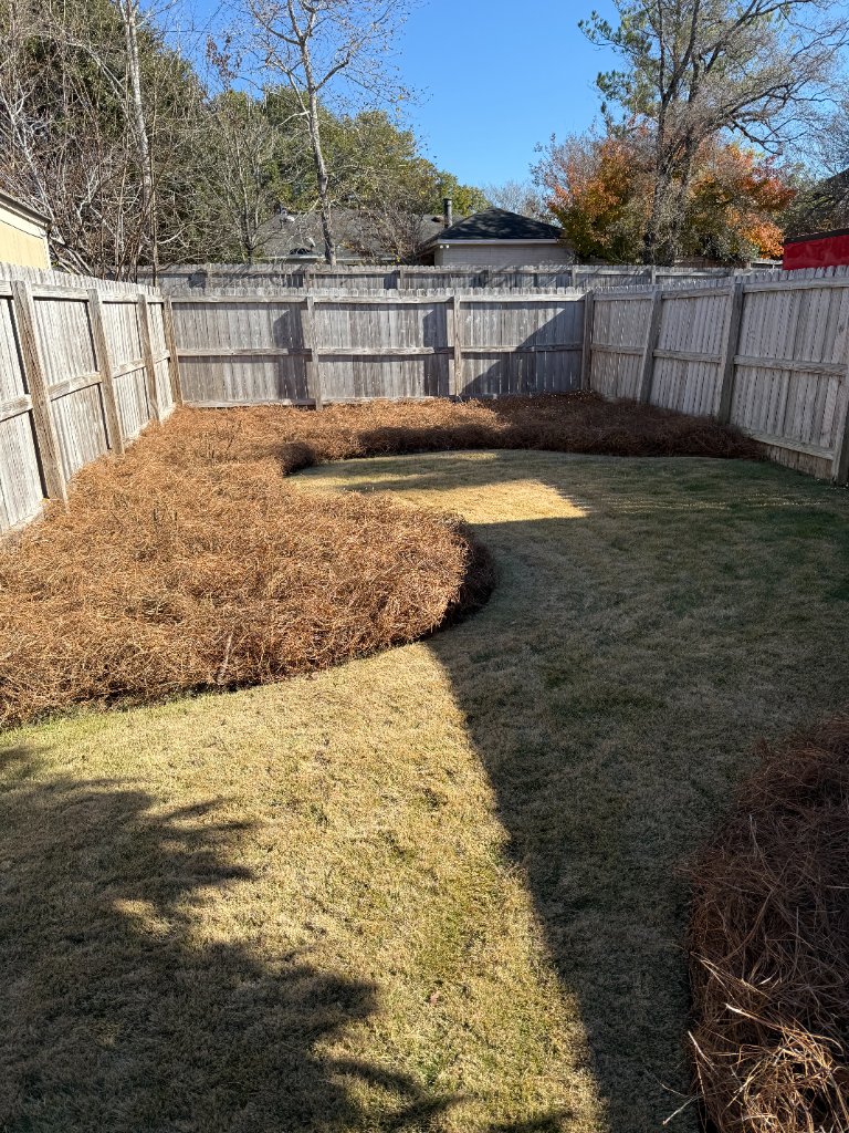 Pine Straw & Mulch example 1