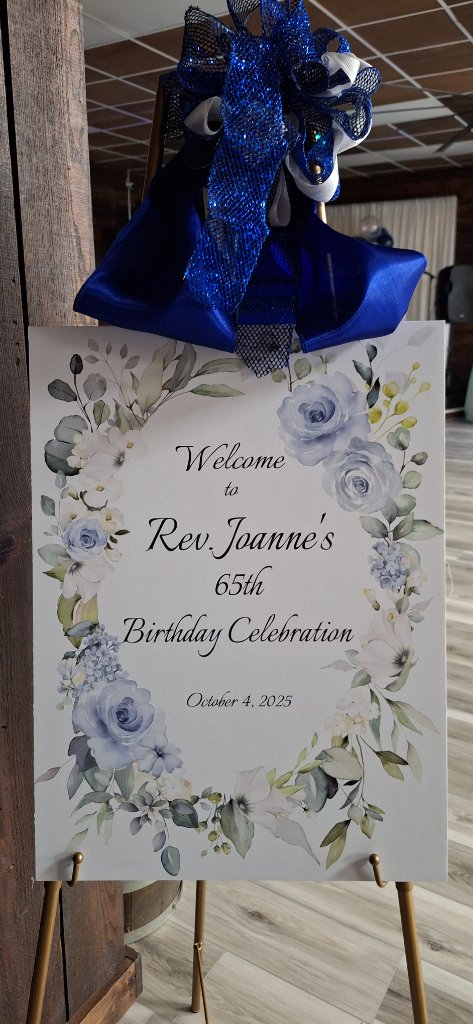 Royal Blue Silver Birthday in Marietta, GA — Artistique Events