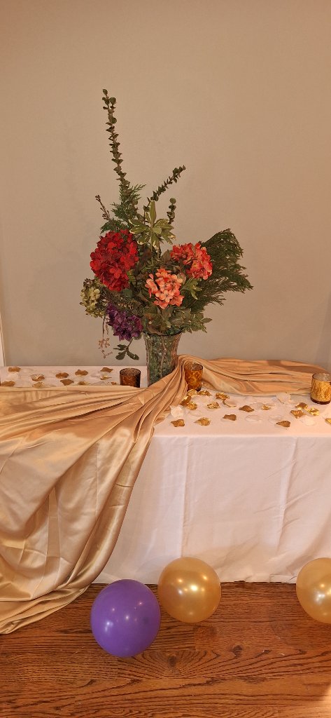 Purple Burgundy Gold Birthday in College Park, GA — Artistique Events