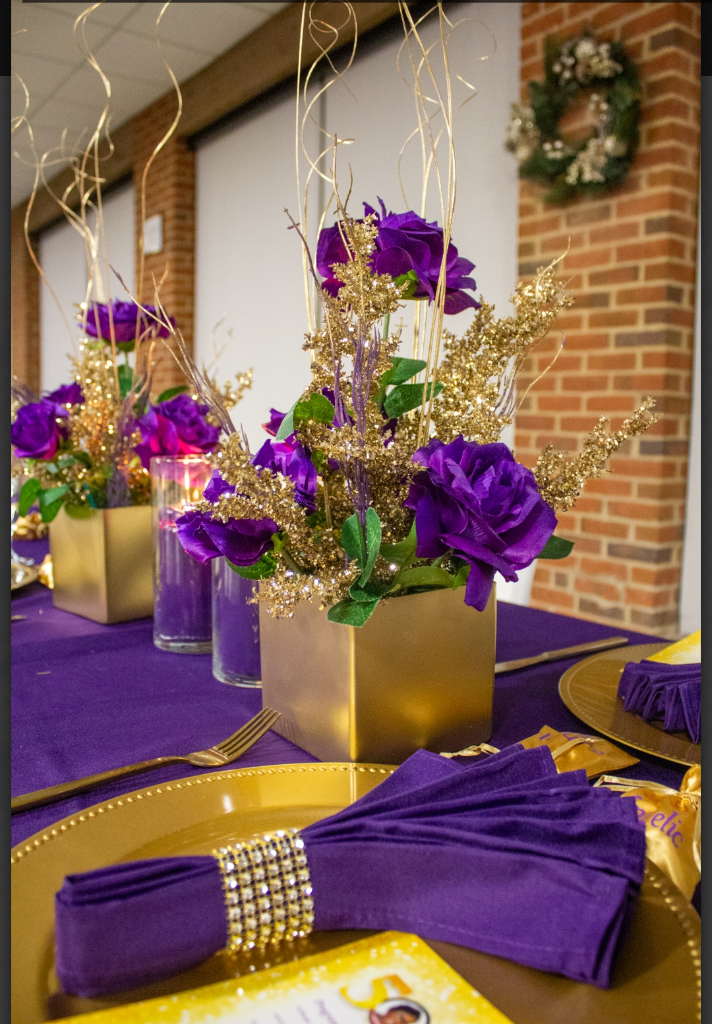 Purple Gold 50th Birthday in Norcross, GA — Artistique Events