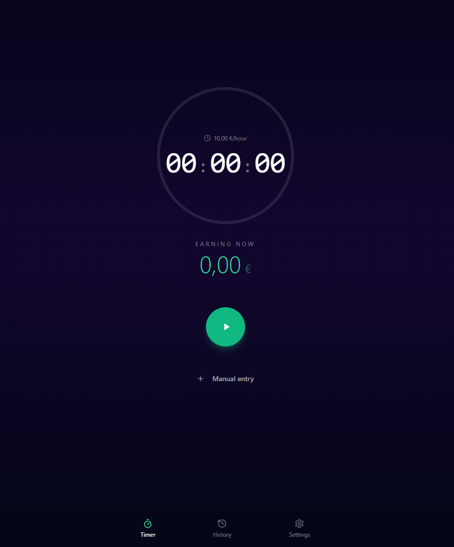 FreelancePay - Track your work! template preview