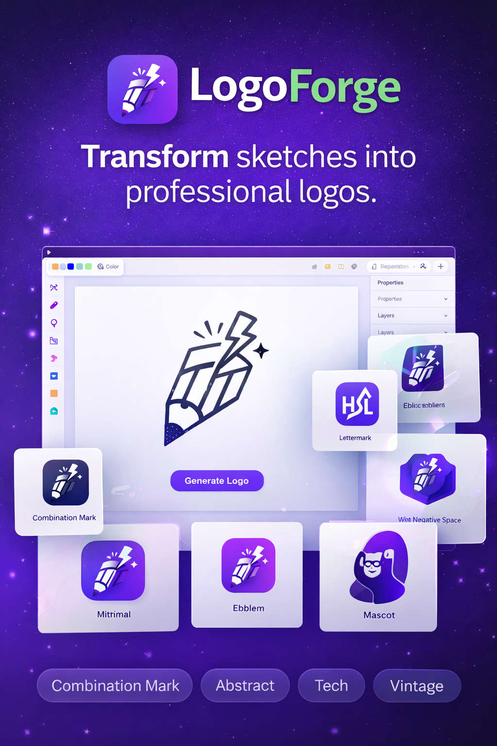 LogoForge template preview