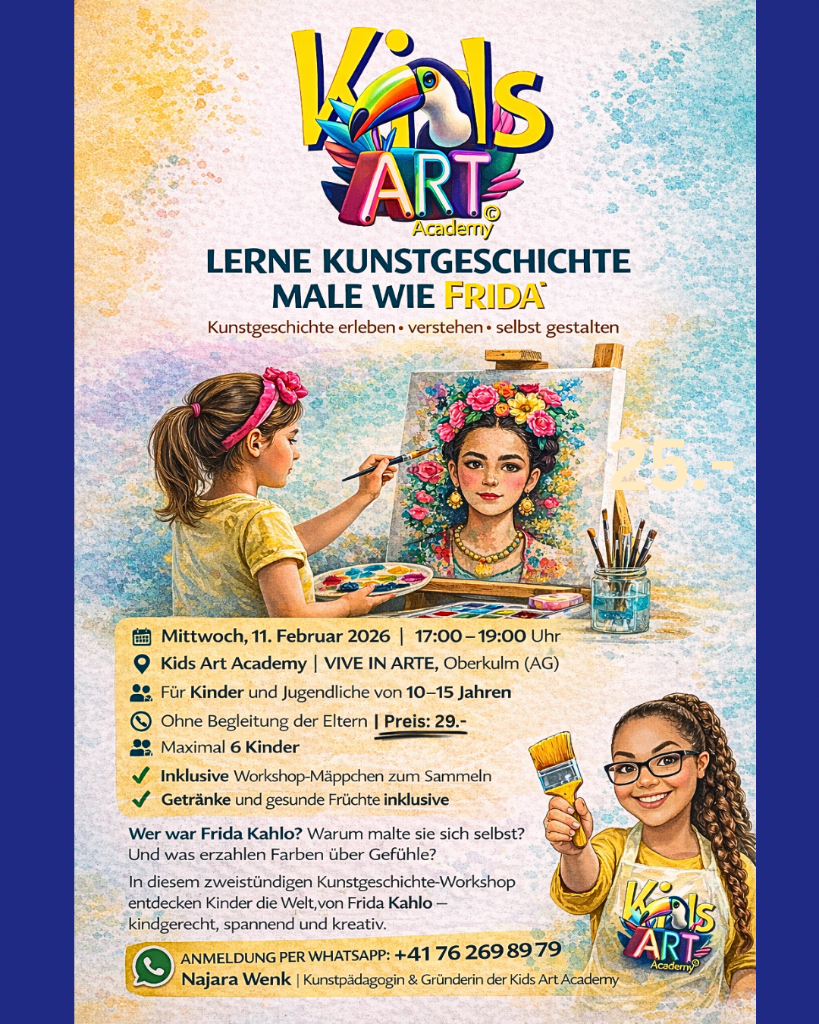 Frida Workshop Flyer Seite 1