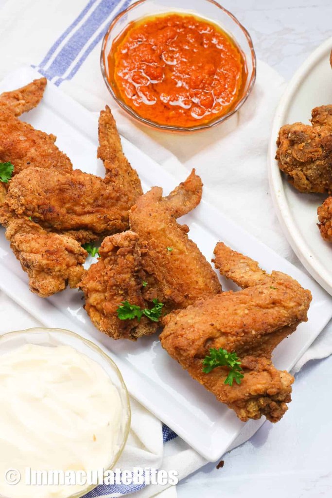 Crispy Fried Chicken Wings (4)