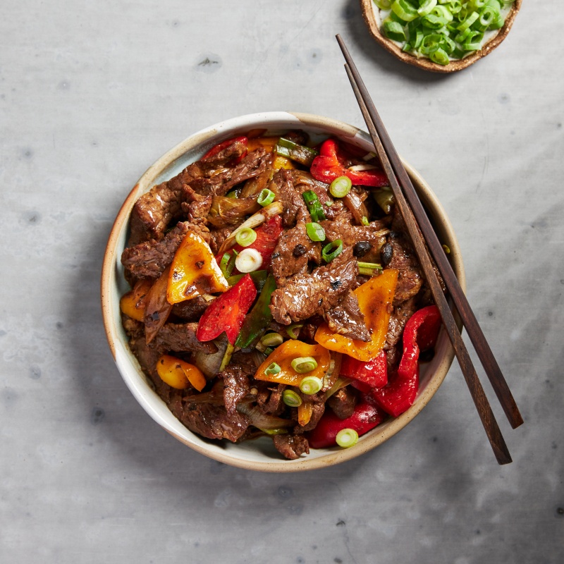 Beef with Black Bean Sauce