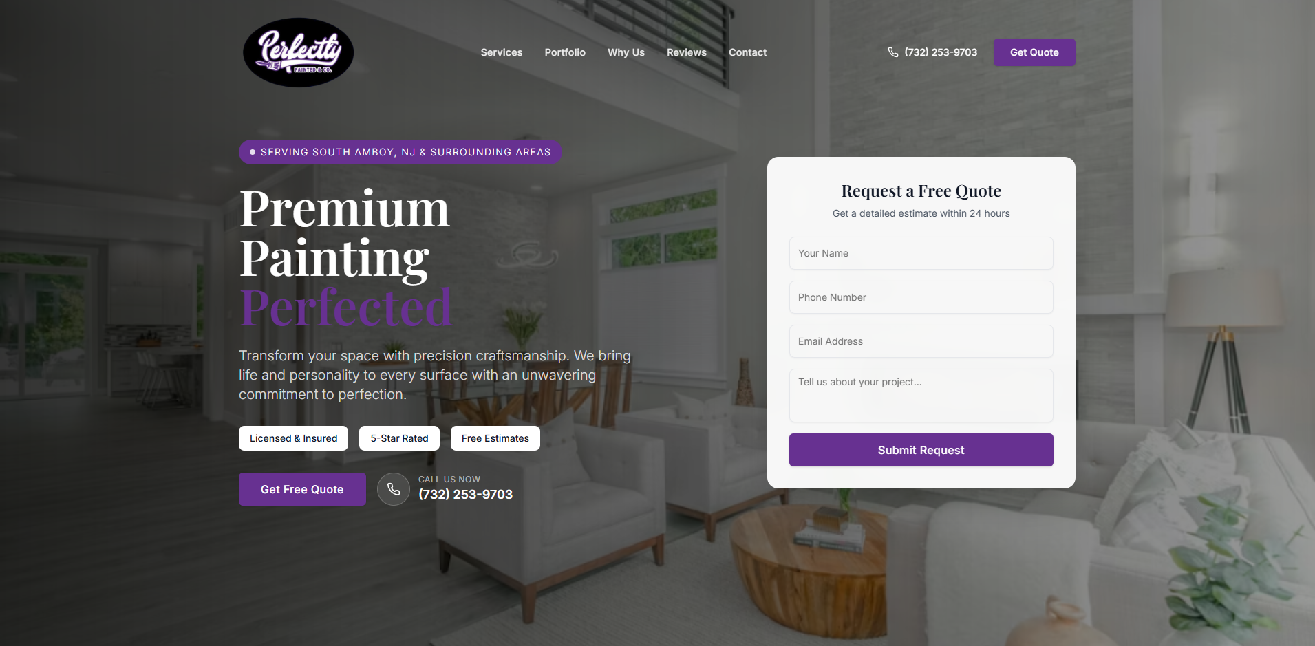 Painting Website template preview