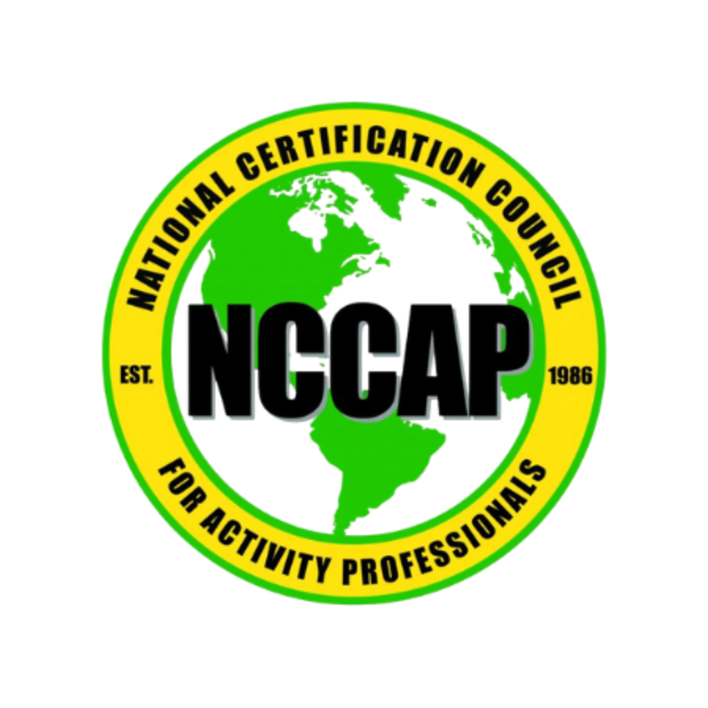 NCCAP National Certification Council for Activity Professionals seal