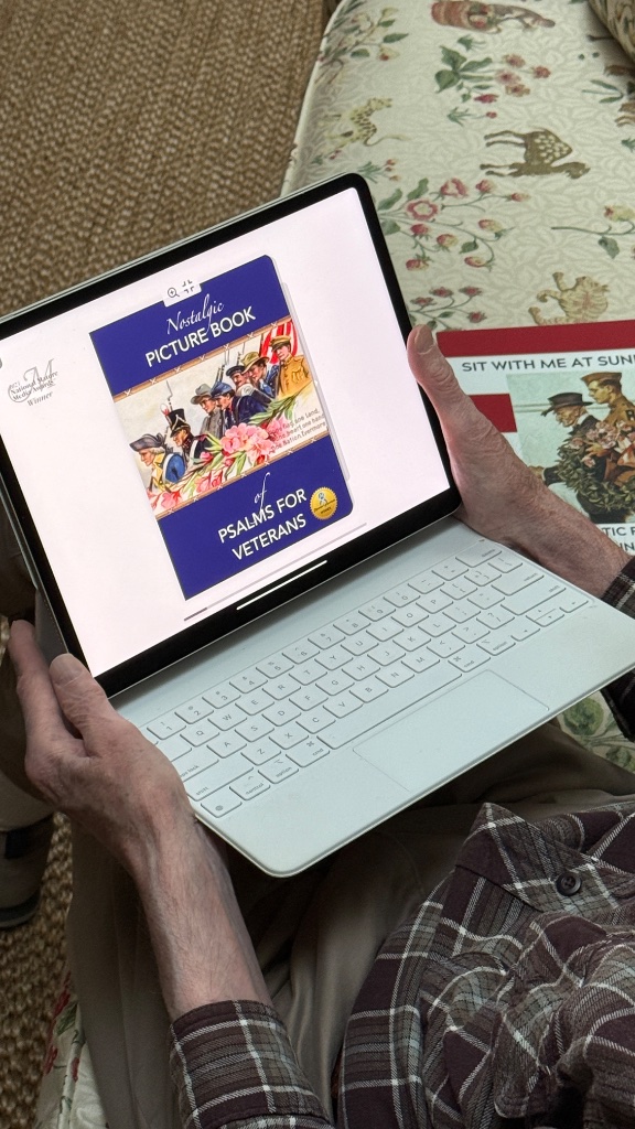 Digital library accessible anywhere for elders and adults with dementia - residential care reading resources