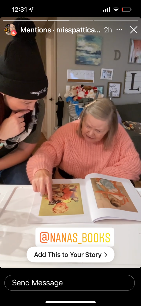 Discovering beautiful nostalgic art together through dementia-inclusive reading experiences