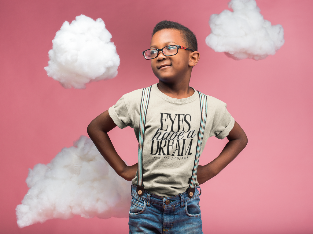 Child with glasses