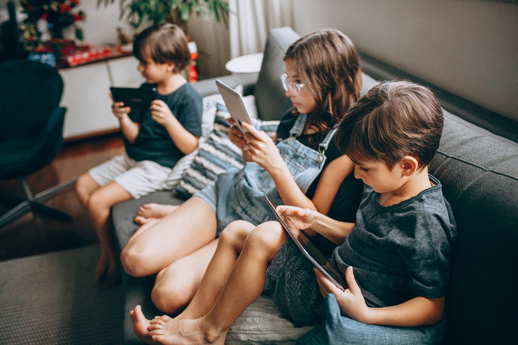 Kids on screens