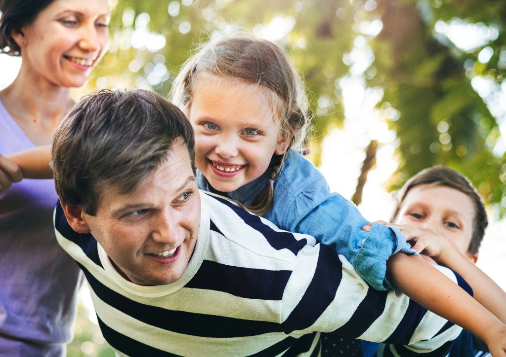 Family enjoying time together