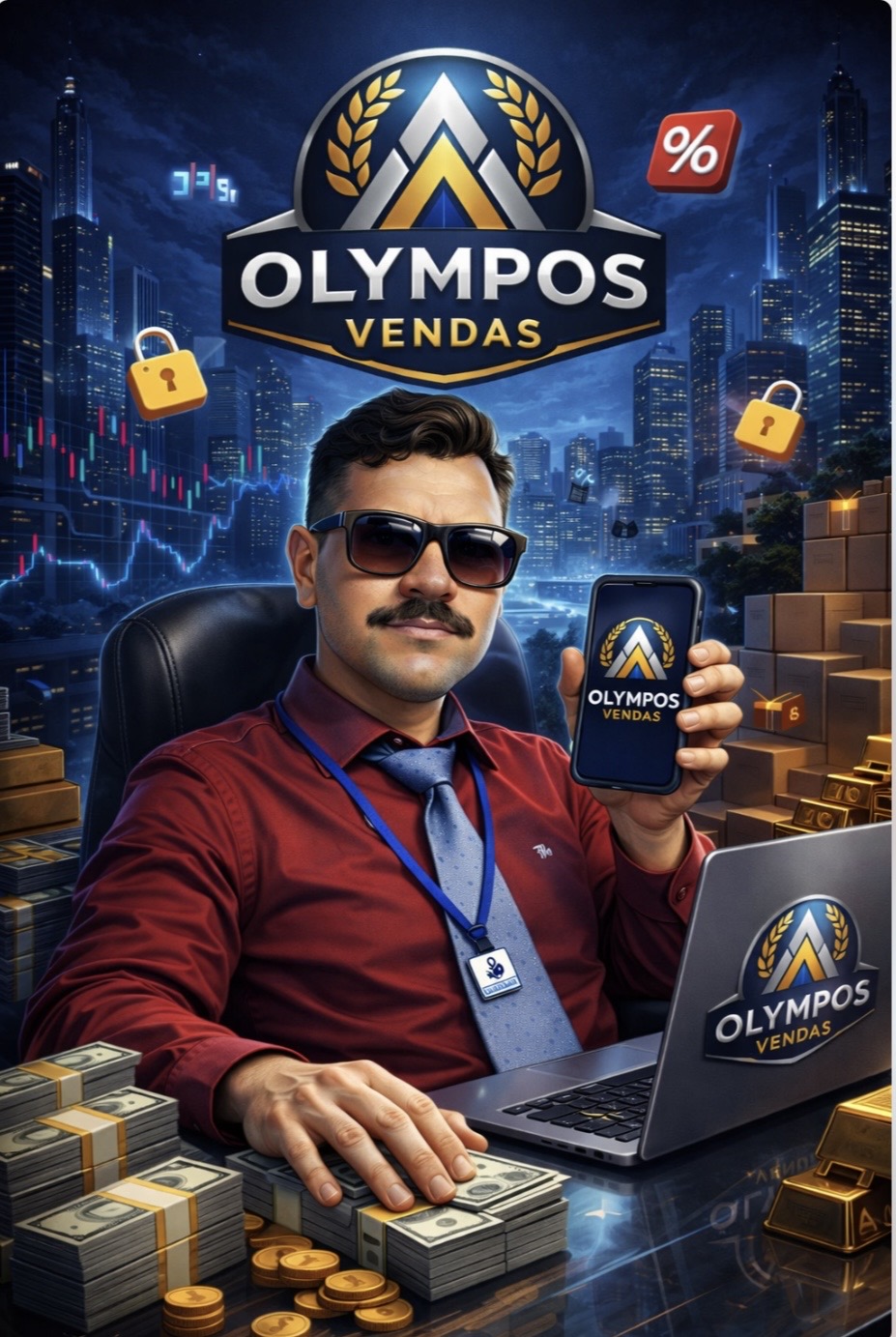 Boas Vindas Olympos Vendas template preview
