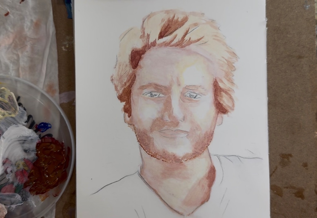 Preparation and Starting a Portrait Painting