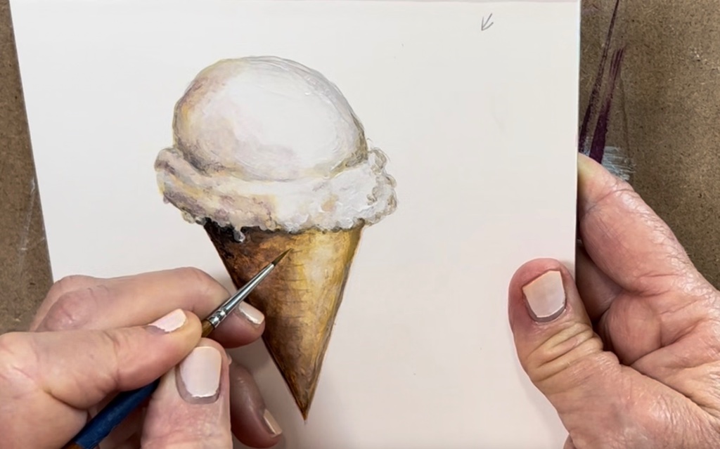 Cone and Sphere: Painting an Ice Cream Cone