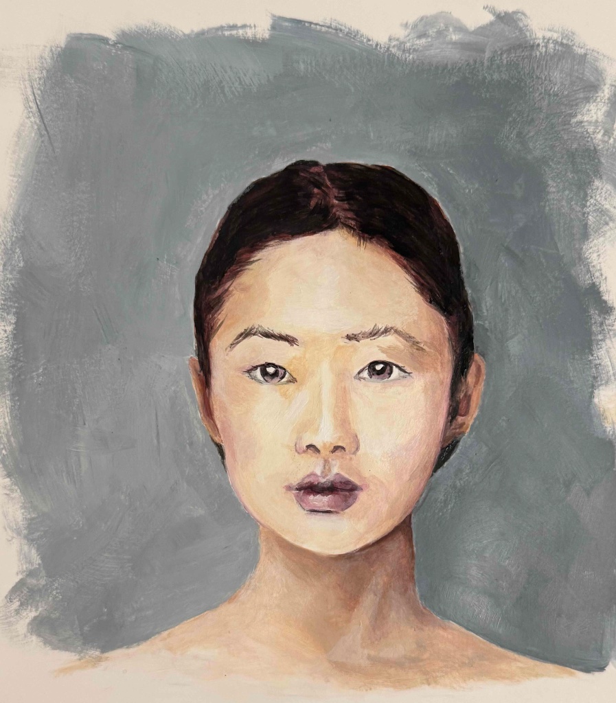 Asian Female Portrait: Elegant with Easy Hair