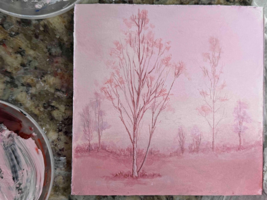 Landscape with Winter Trees
