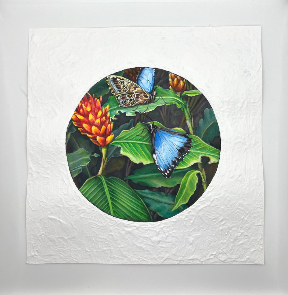 Blue Morpho Pair