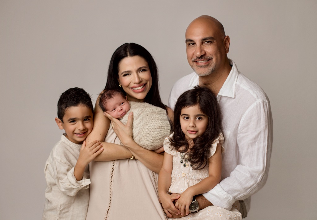 Dr. Neusha with her family
