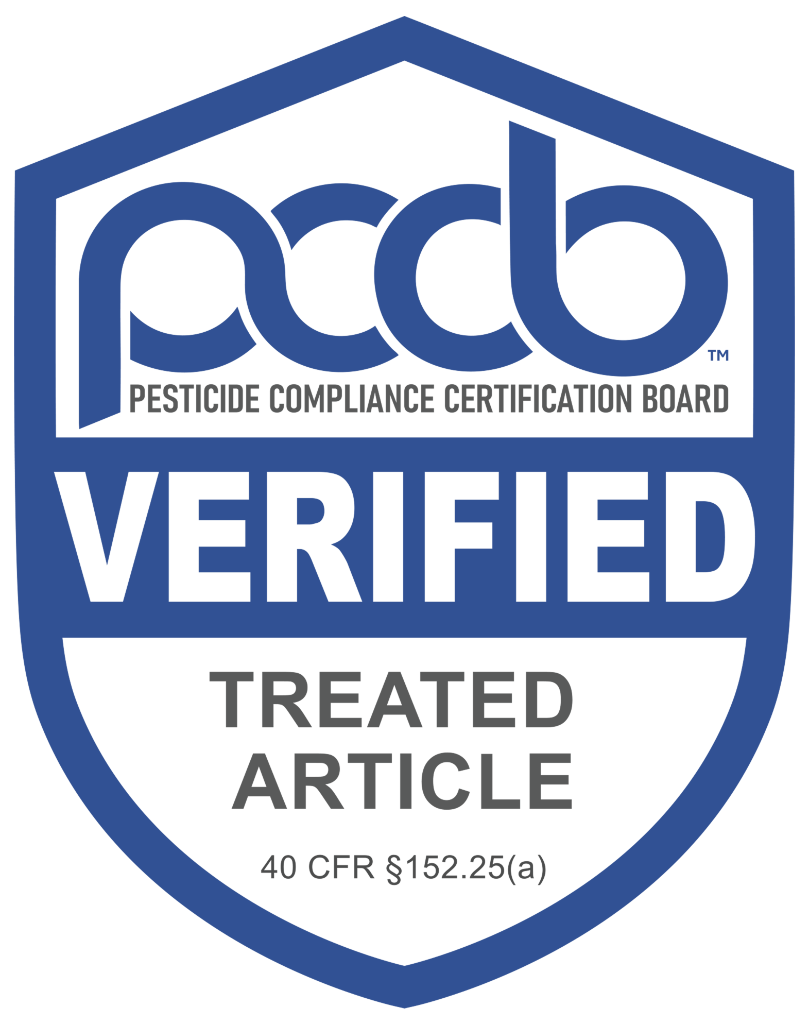 PCCB Verified Treated Article Badge
