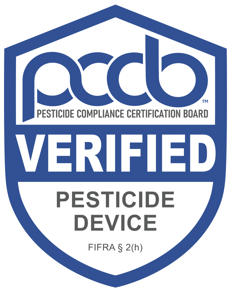 PCCB Verified Pesticide Device Badge