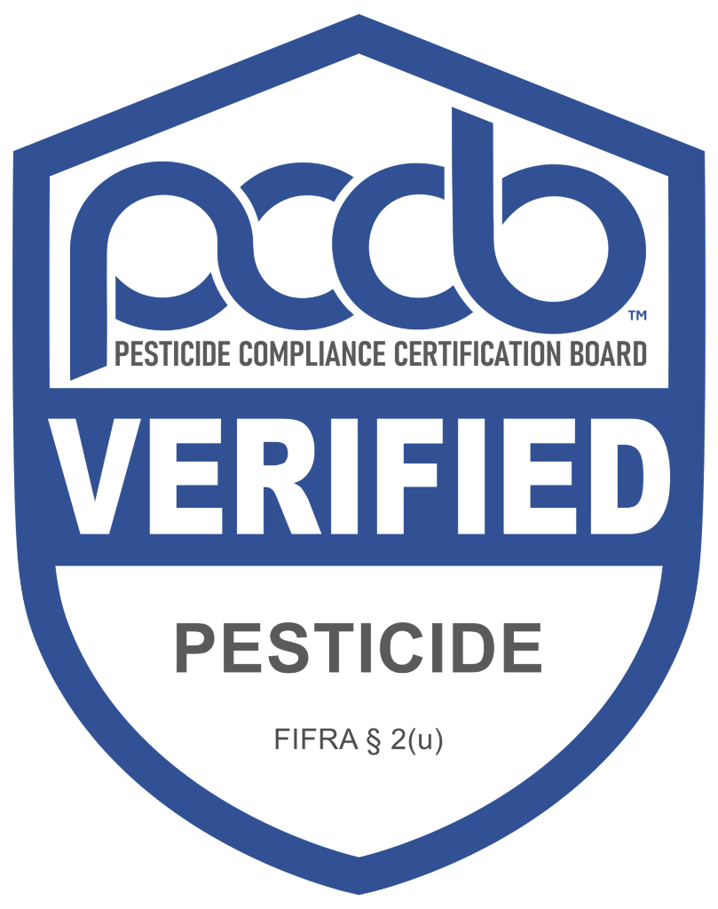 PCCB Verified Pesticide Badge