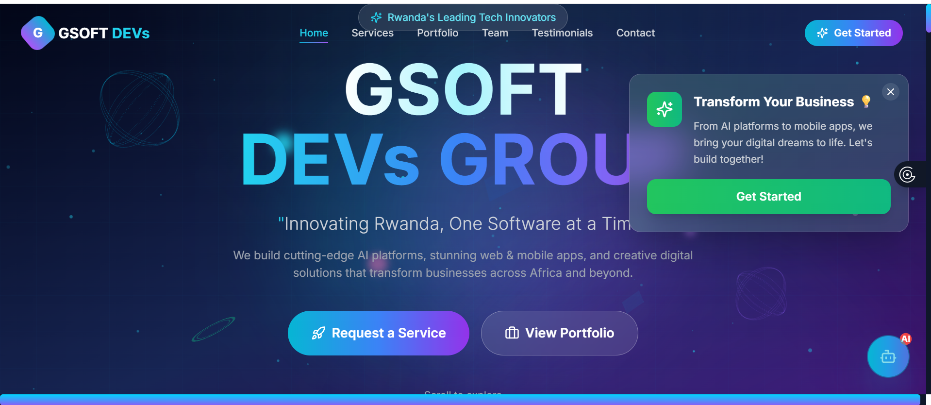 GSOFT SITE template preview