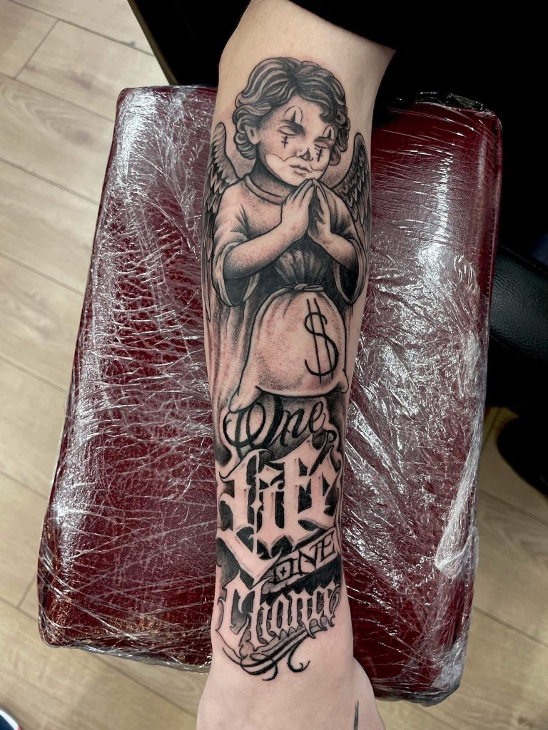 Black and Grey Work