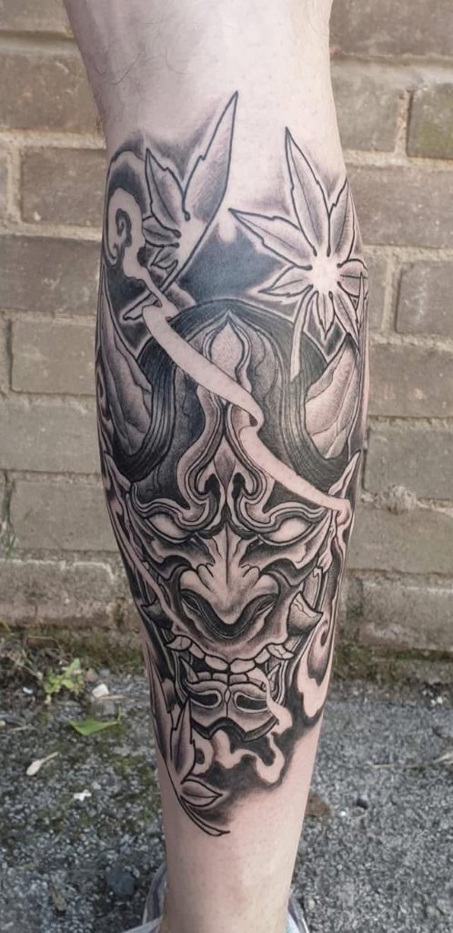 Black and Grey Neo Japanese