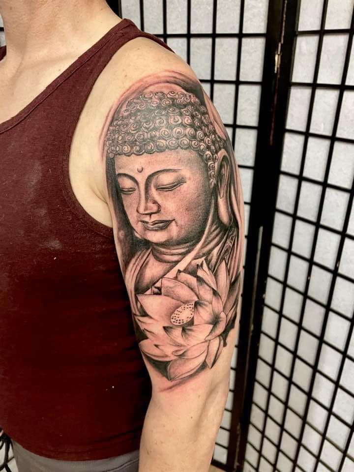 Buddha with Lotus