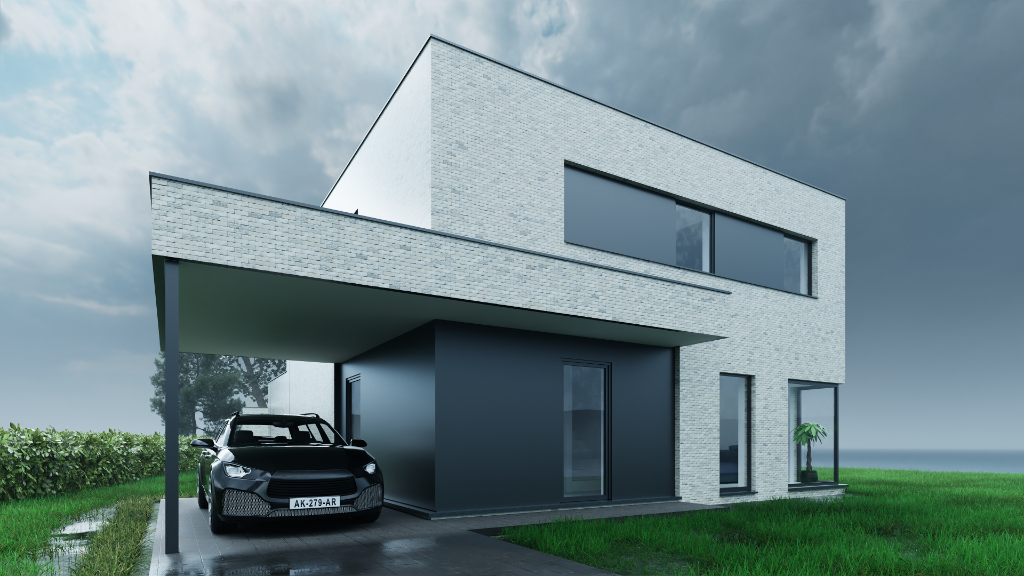 Moderne compacte woning