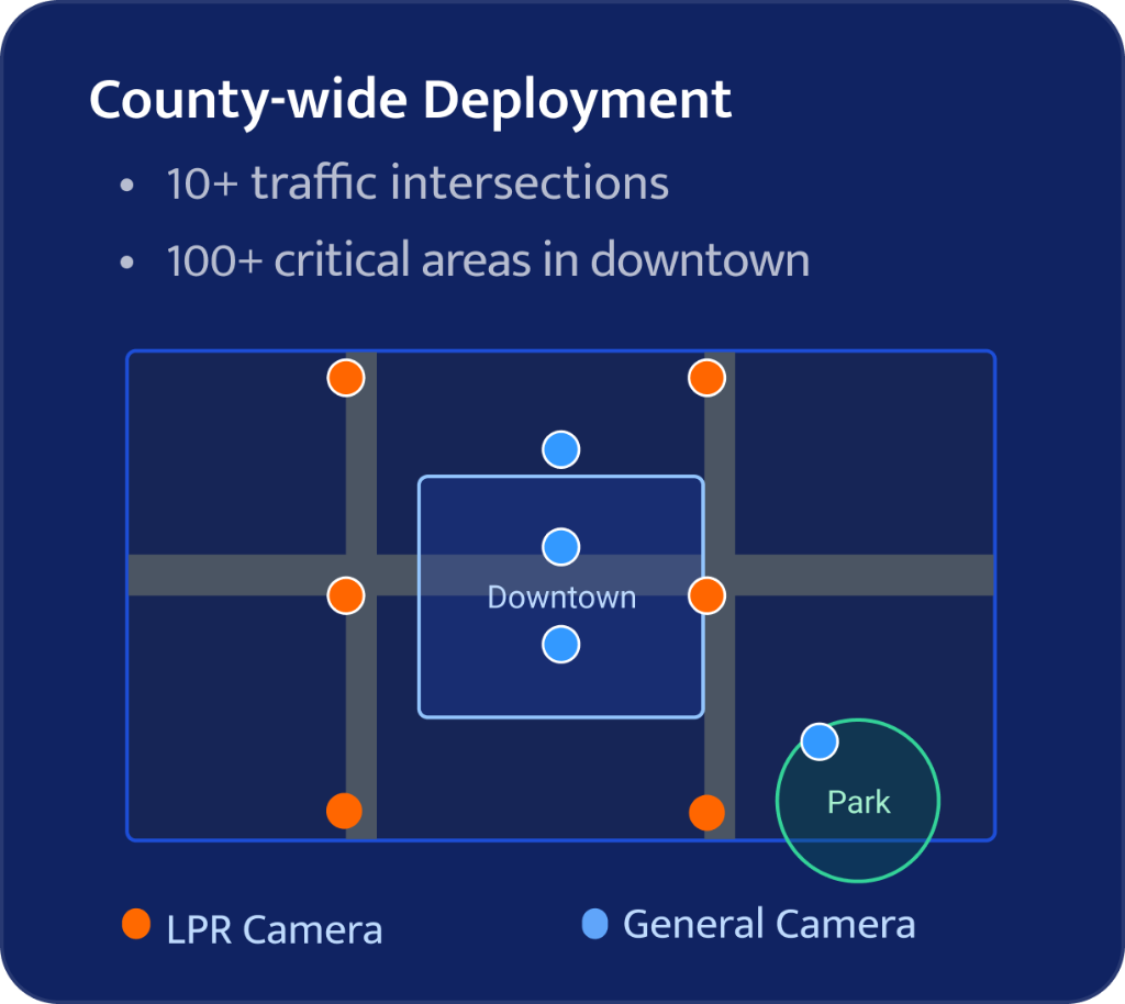 County-wide deployment map