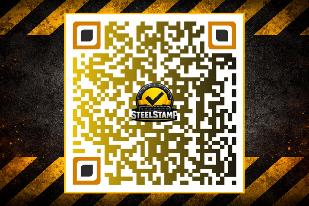 Equipment Magnet with QR Code