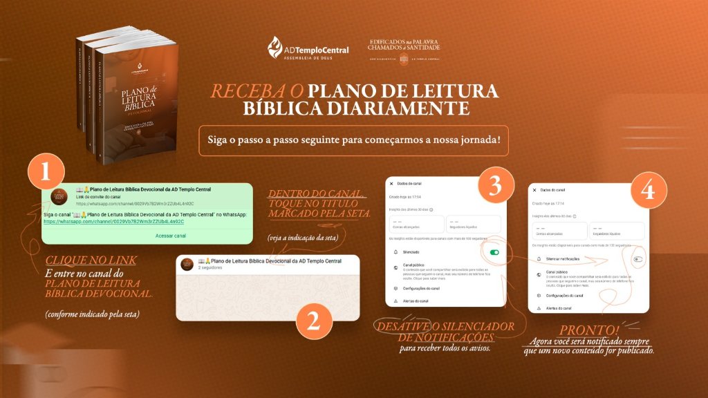 Passo a passo para participar do Plano de Leitura
