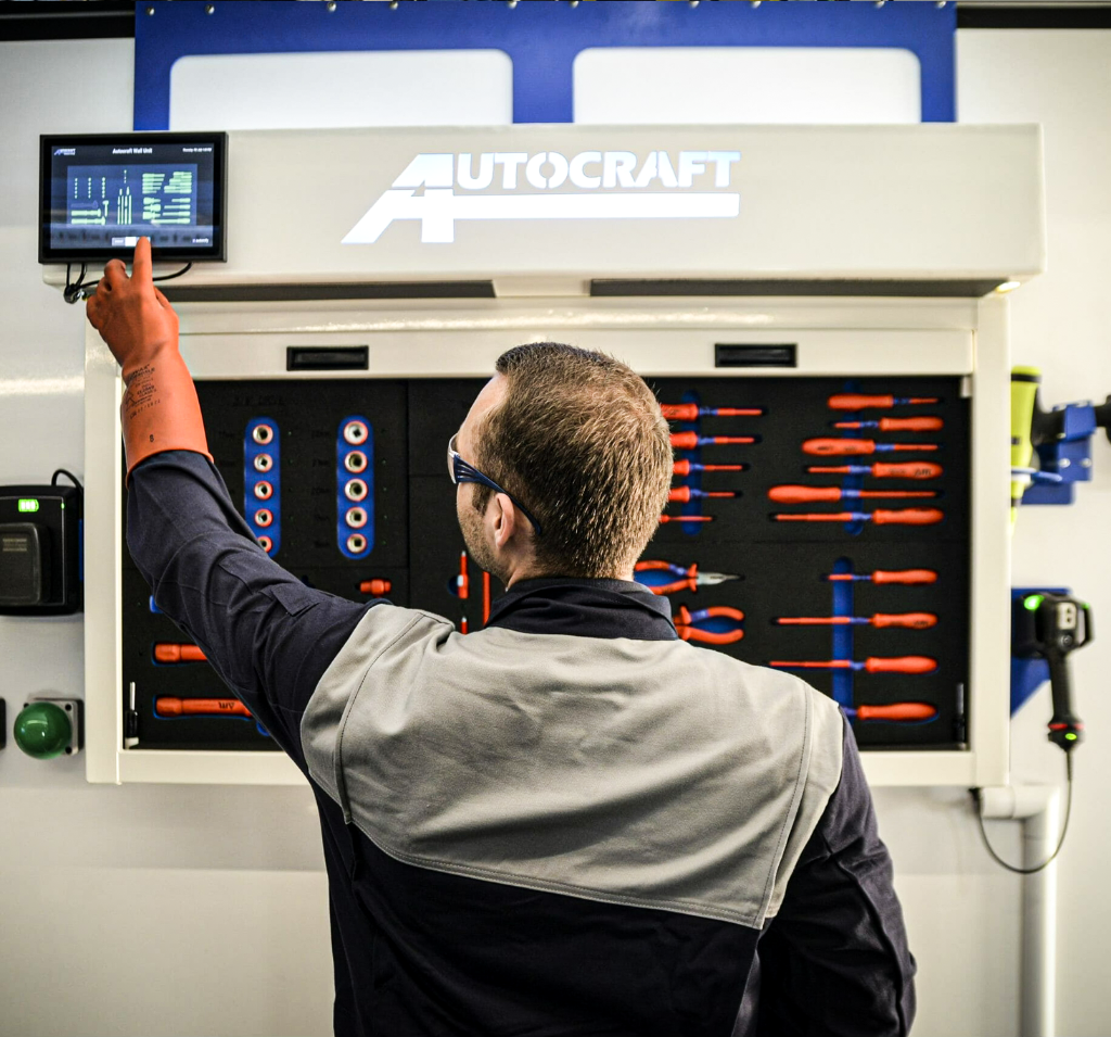 Digital tool room with RFID gate readers