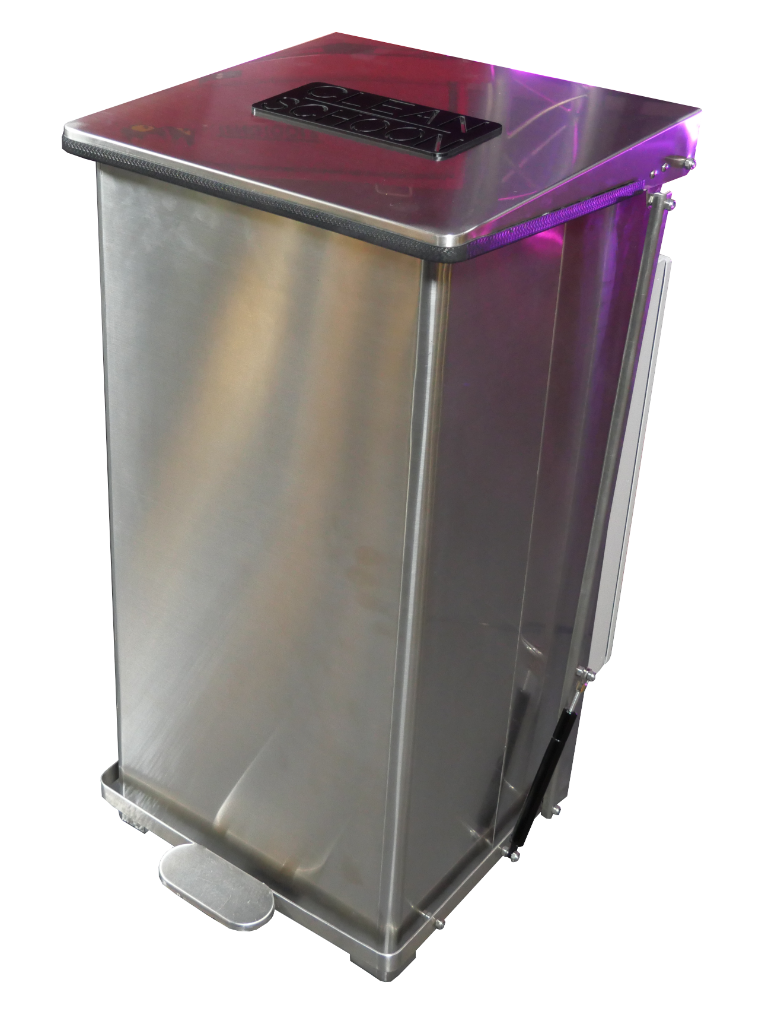 RFID rag control bin with sensor technology