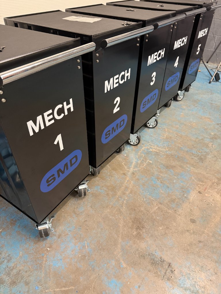 SMD branded tool cabinets