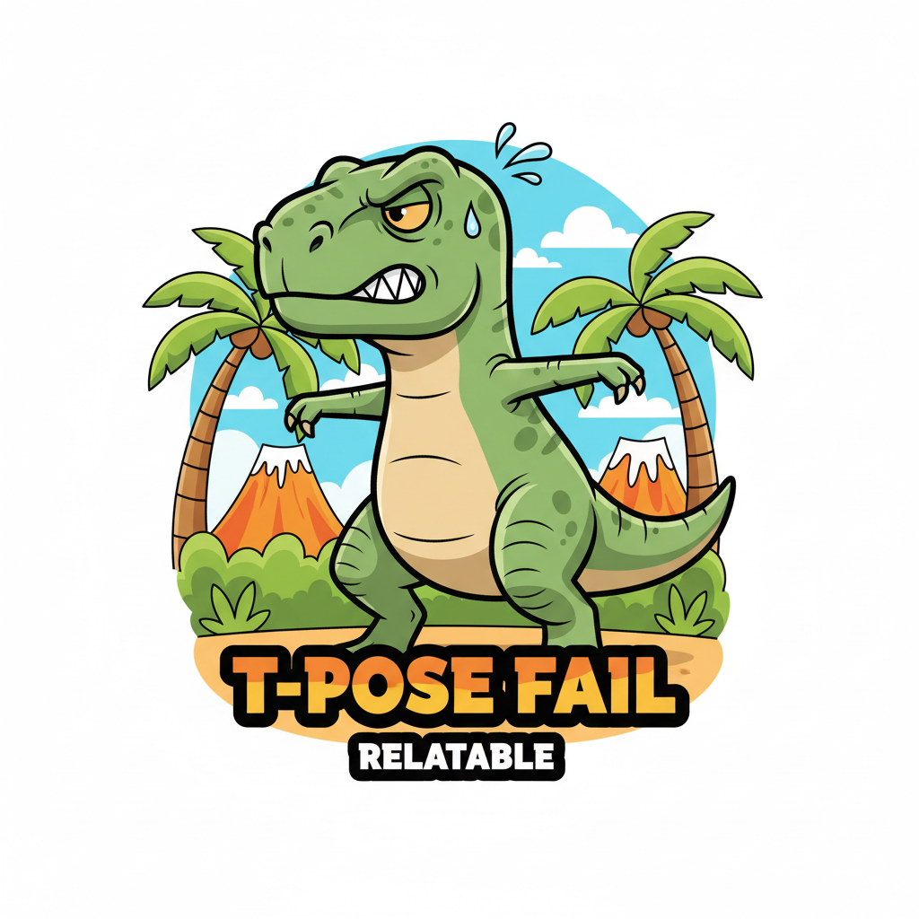T-Rex Trying to T-Pose